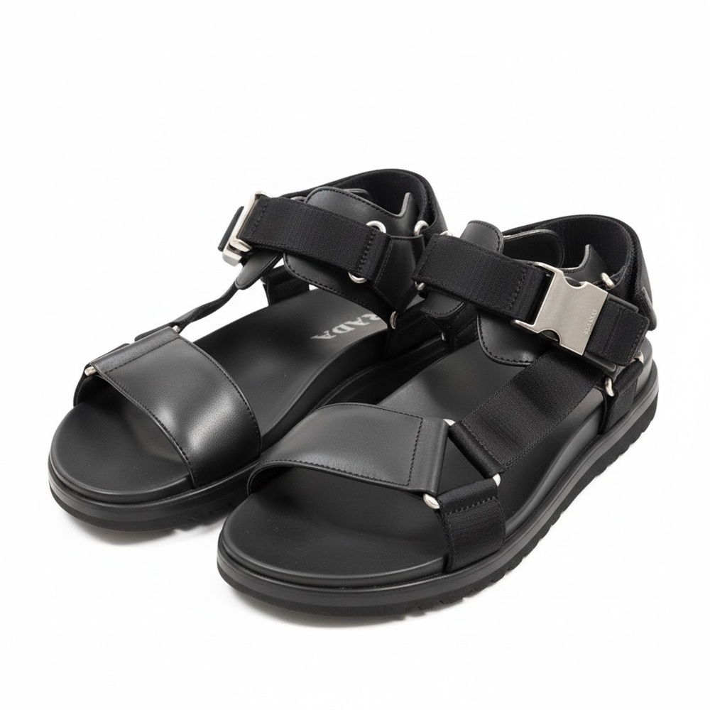 Prada Black Strappy Sandals authentic